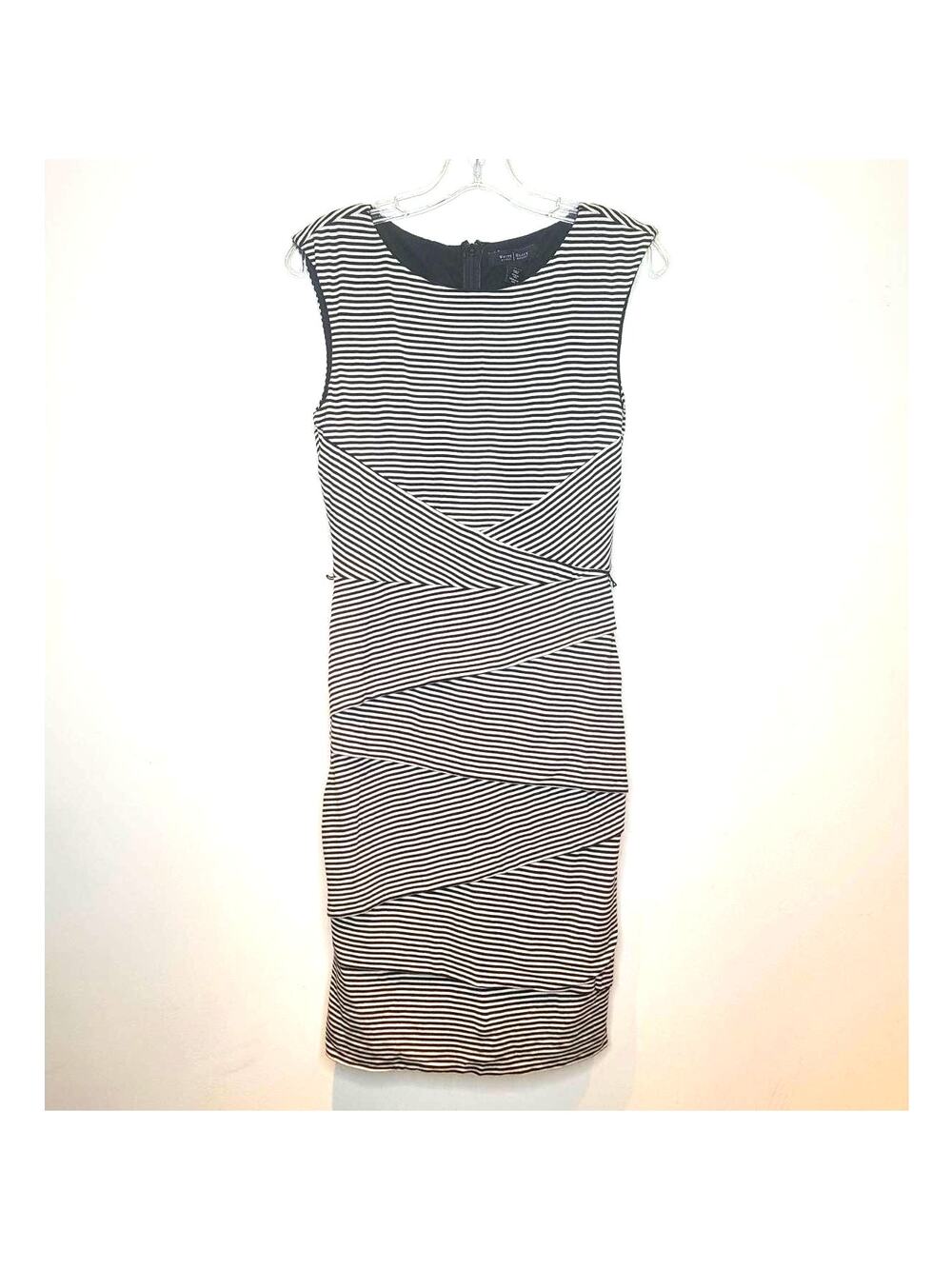 White House Black Market WHBM striped sleeveless dress - 6
